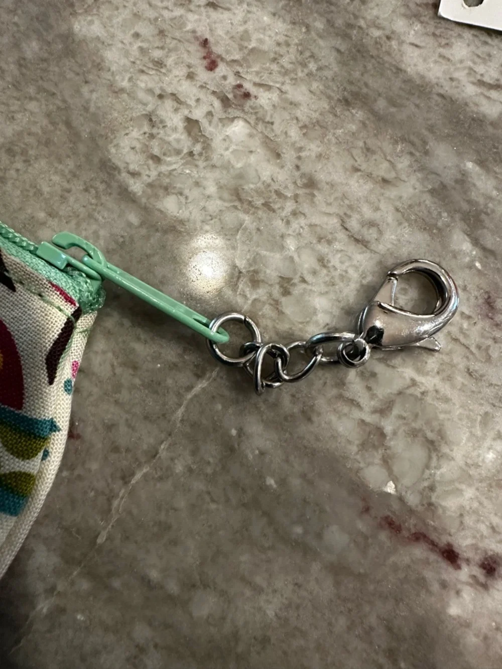 Vera Bradley Zip Clip ID Holder Coin Purse Tutti Frutti pattern - Picture 5 of 6